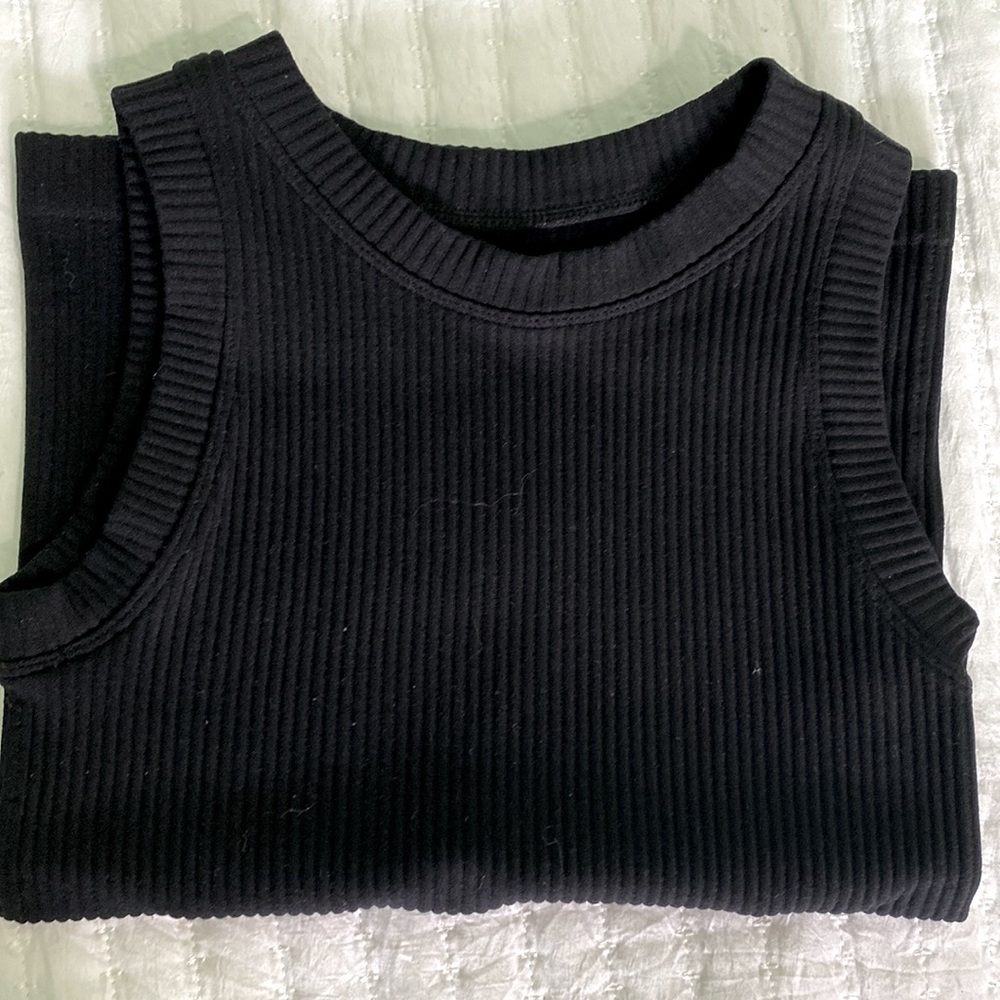 Black Aura Active Tank Top Size S/M
